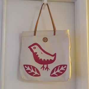 Canvas Tote & Wrislet Purse